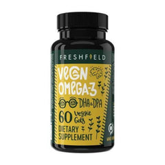 OMEGA 3 CON DHA 225 MG Y EPA 35 MG 60 CAPSULAS BLANDAS VEGANO FRESH FIELD