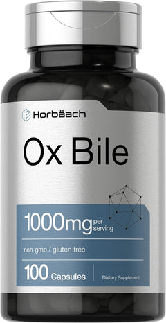 OX BILE 1000 MG 100 CÁPSULAS HORBAACH NO GMO