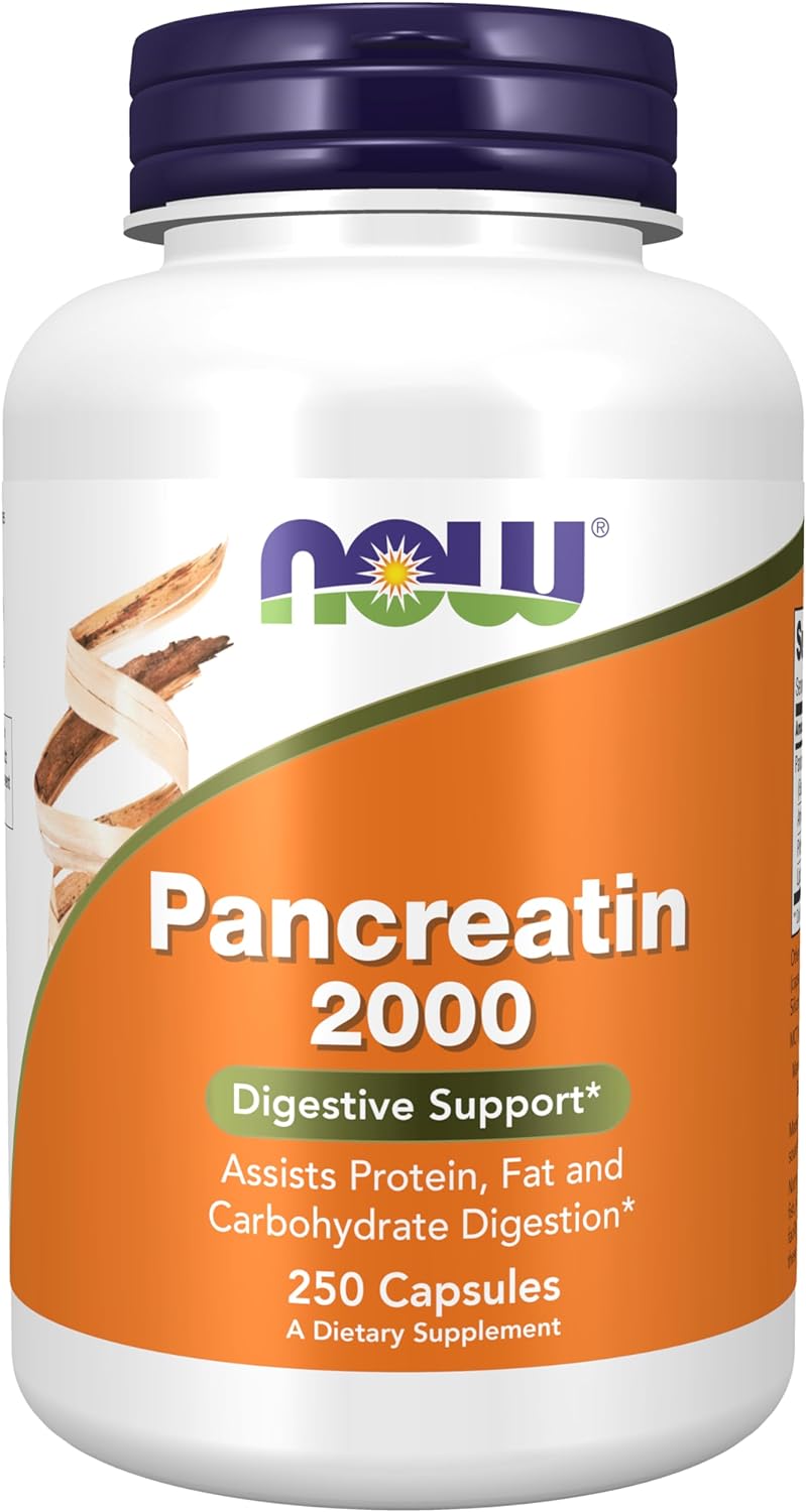 PANCREATINA NOW 2000MG 250 CAPSULAS