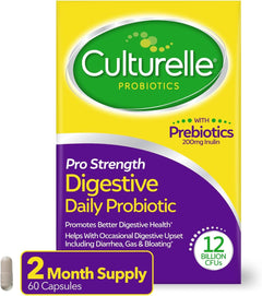 PROBIOTICO 12 BILLONES + INULINA 200 mg  CFU 60 CAPSULAS CULTURELLE