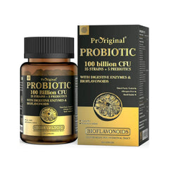 PROBIOTICOS CON ENZIMAS  35 CEPAS  100 BILLONES CFU 60 CAPSULAS PRORIGINAL