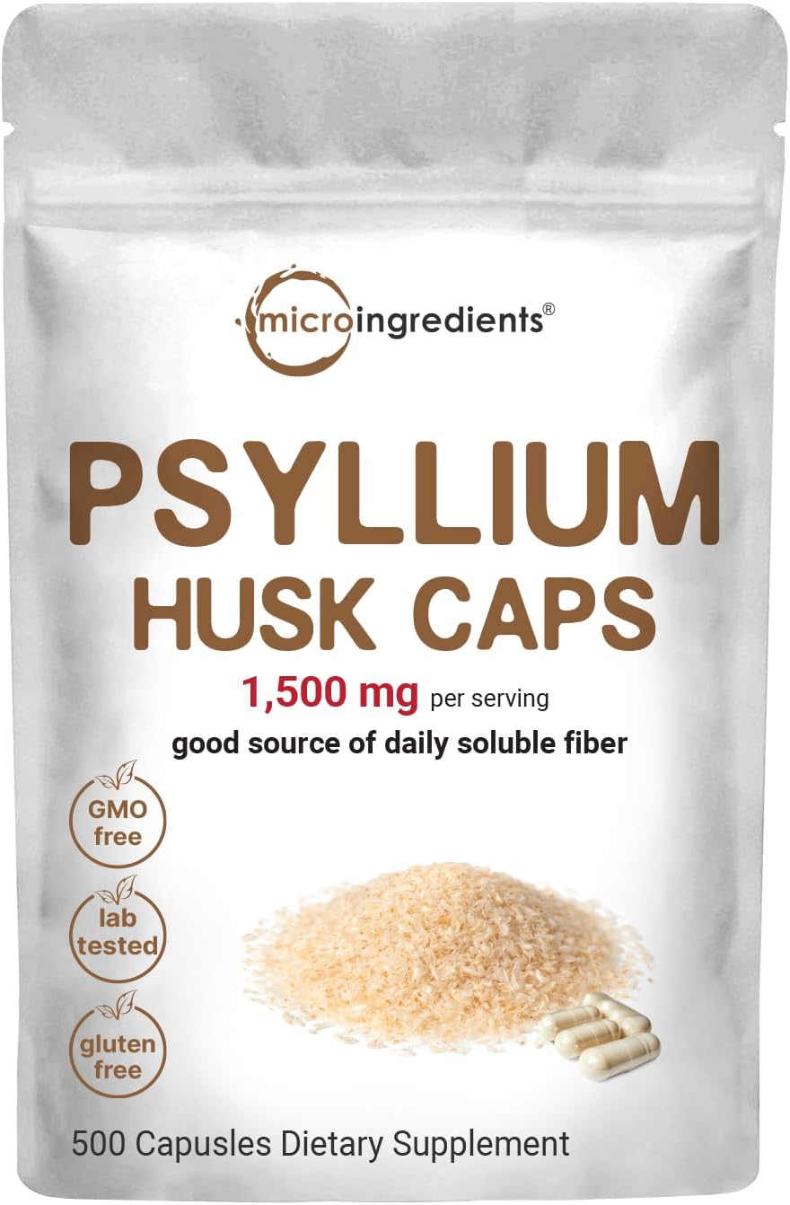 PSYLLIUM HUSK 1,500 MG 500 CAPSULAS MICROINGREDIENTS