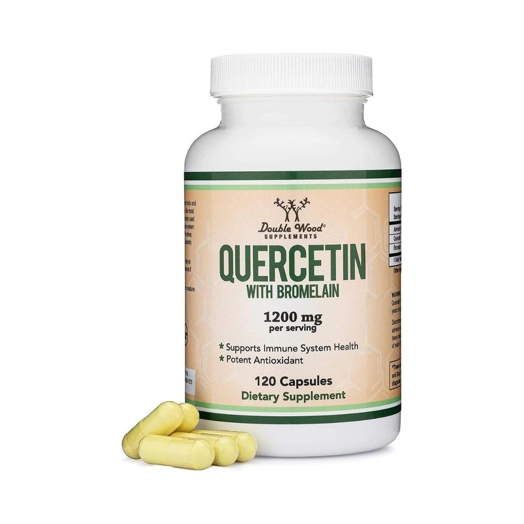 QUERCETINA 1000 MG CON BROMELINA 200 MG DOUBLE WOOD 120 CAPSULAS