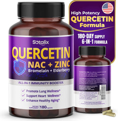 QUERCETINA CON NAC Y ZINC 3970 MG 180 CAPSULAS SOTALIX NO GMO