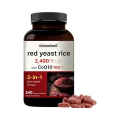 LEVADURA ROJA DE ARROZ NATUREBELL 2400 MG 240 CAPSULAS RED YEAST RICE