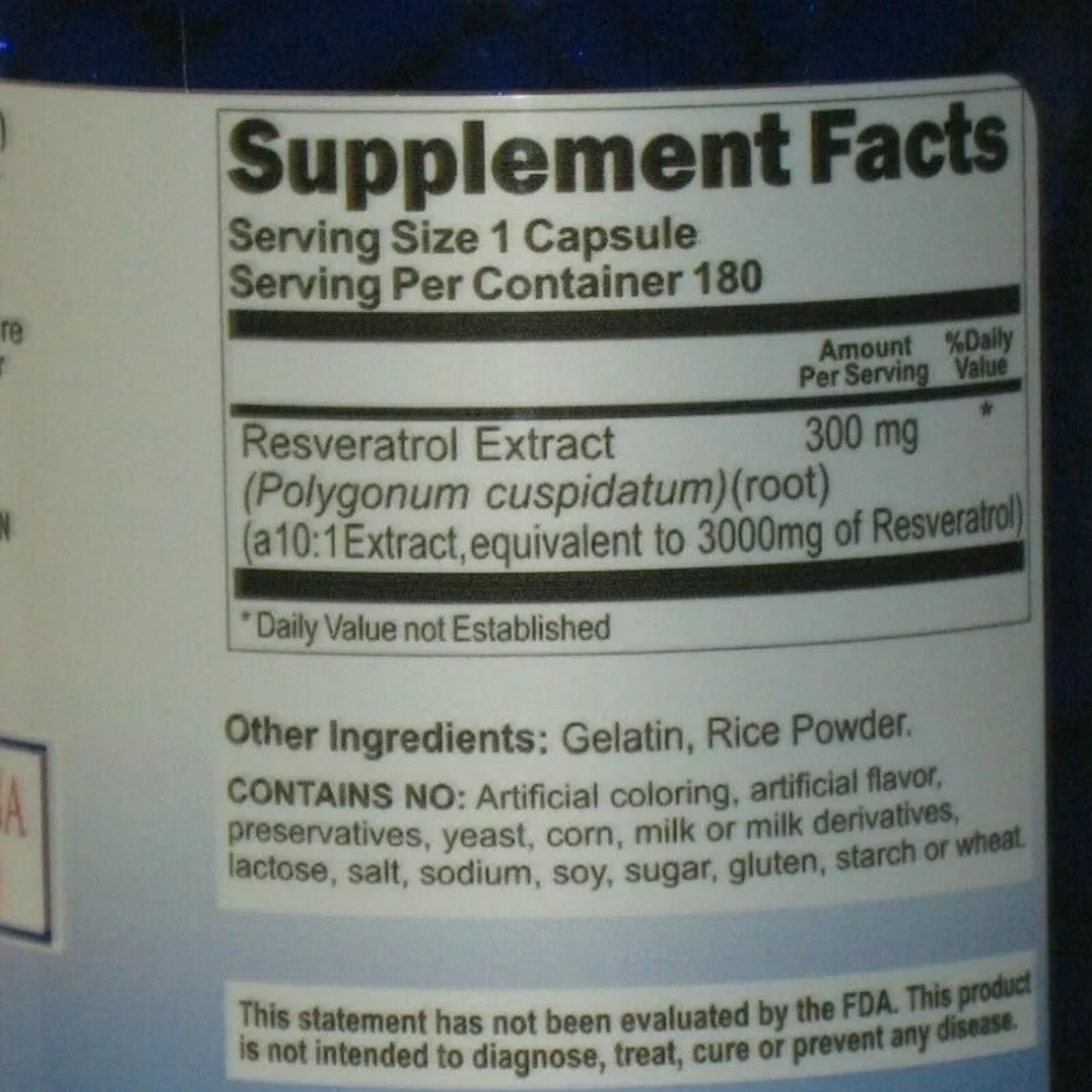 RESVERATROL 300 MG 180 CAPSULAS EARTHMED