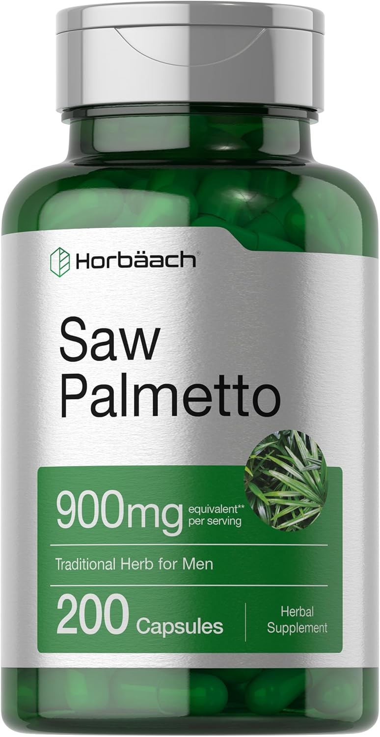 SAW PALMETTO 900 MG HORBAACH 200 CAPSULAS NO GMO