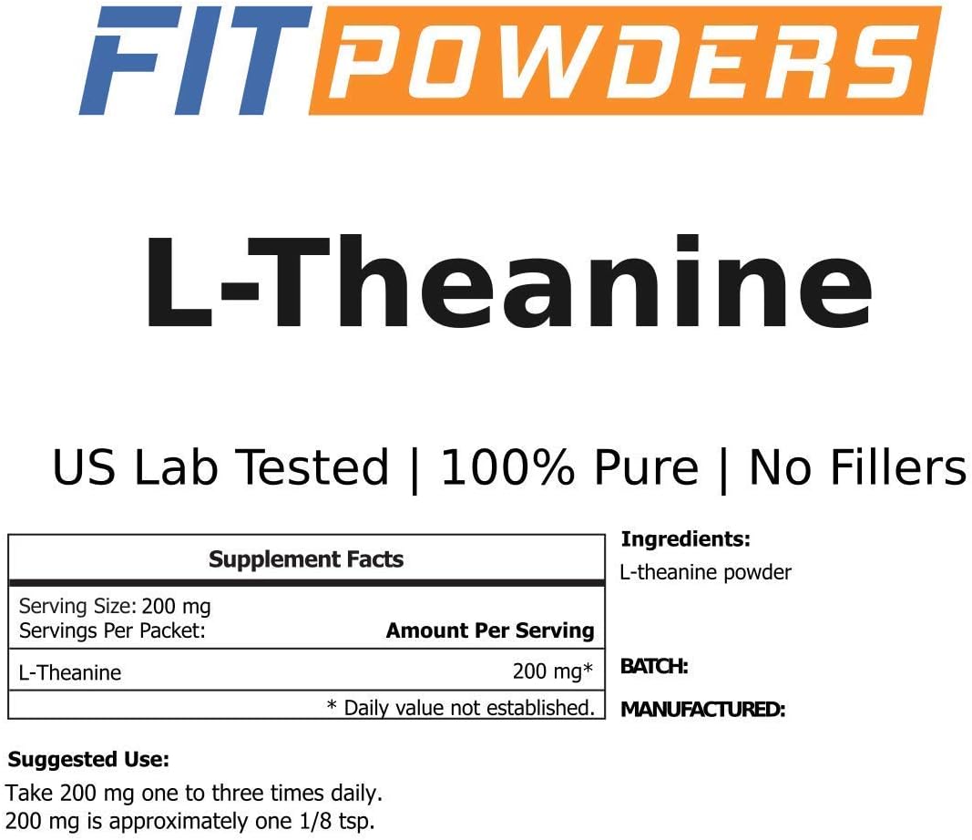 TEANINA 200 MG 100 GR FIT POWDERS