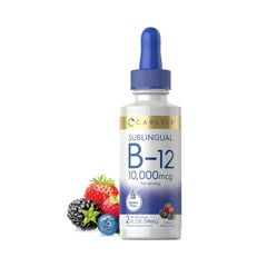 VITAMINA B12 LIQUIDA 10,000MCG SUBLINGUAL 30 SERVICIOS EN GOTAS CARLYLE