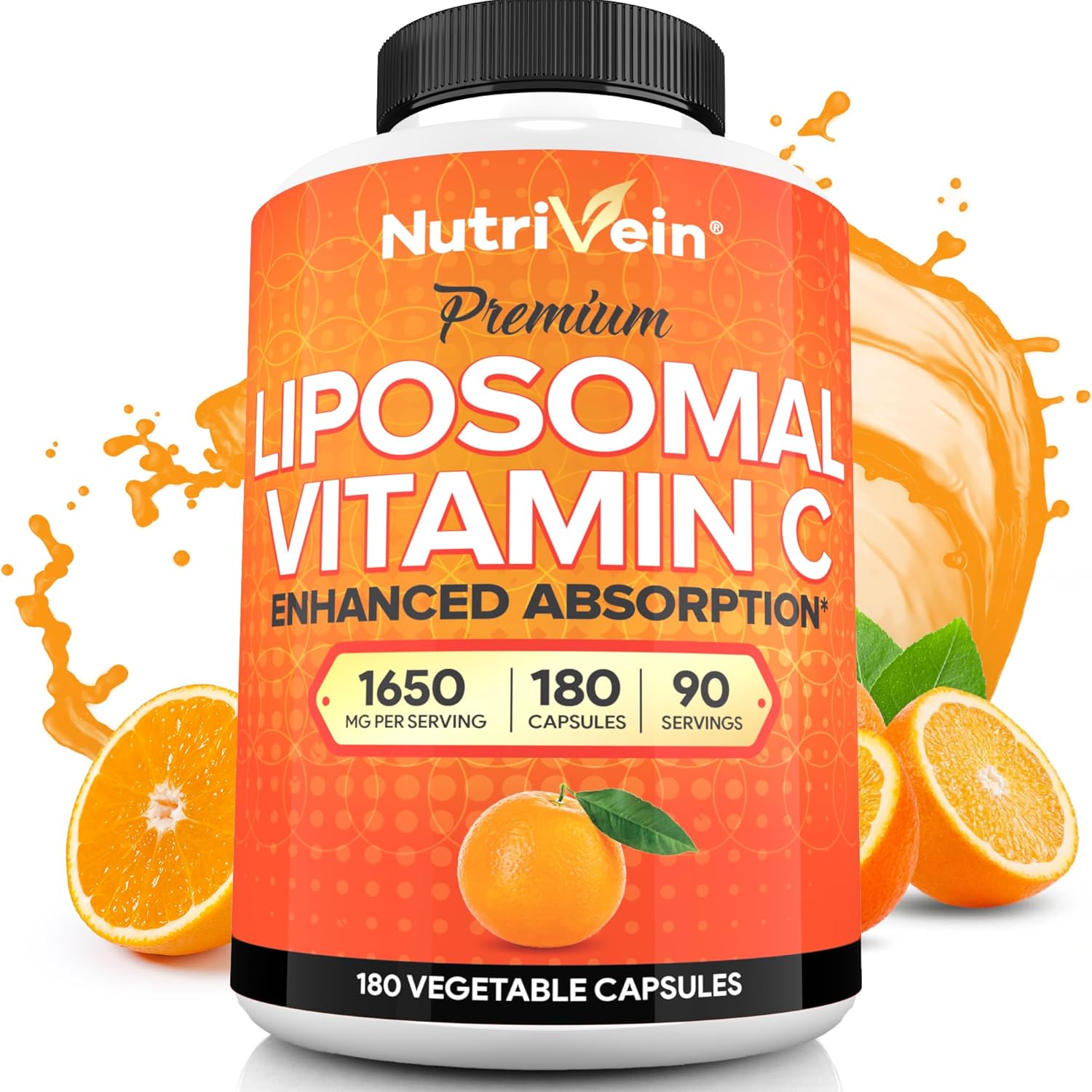VITAMINA C LIPOSOMAL 1650 MG 180 CAPSULAS VEGETALES NUTRIVEIN
