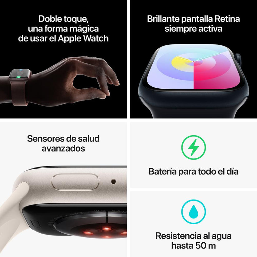 Apple Watch Series 9 - 41 mm - GPS- Aluminum Silver