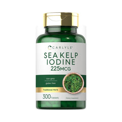 YODO DE ALGAS MARINAS CARLYLE 225 MG 300 TABLETAS SIN GMO IODINE FROM SEAWEED