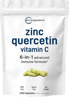 ZINC QUERCETINA MICROINGREDIENTS 1,050 MG 240 CASPULAS