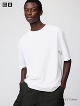 UNIQLO - AIRism Camiseta Oversized de algodón AIRism | Manga corta