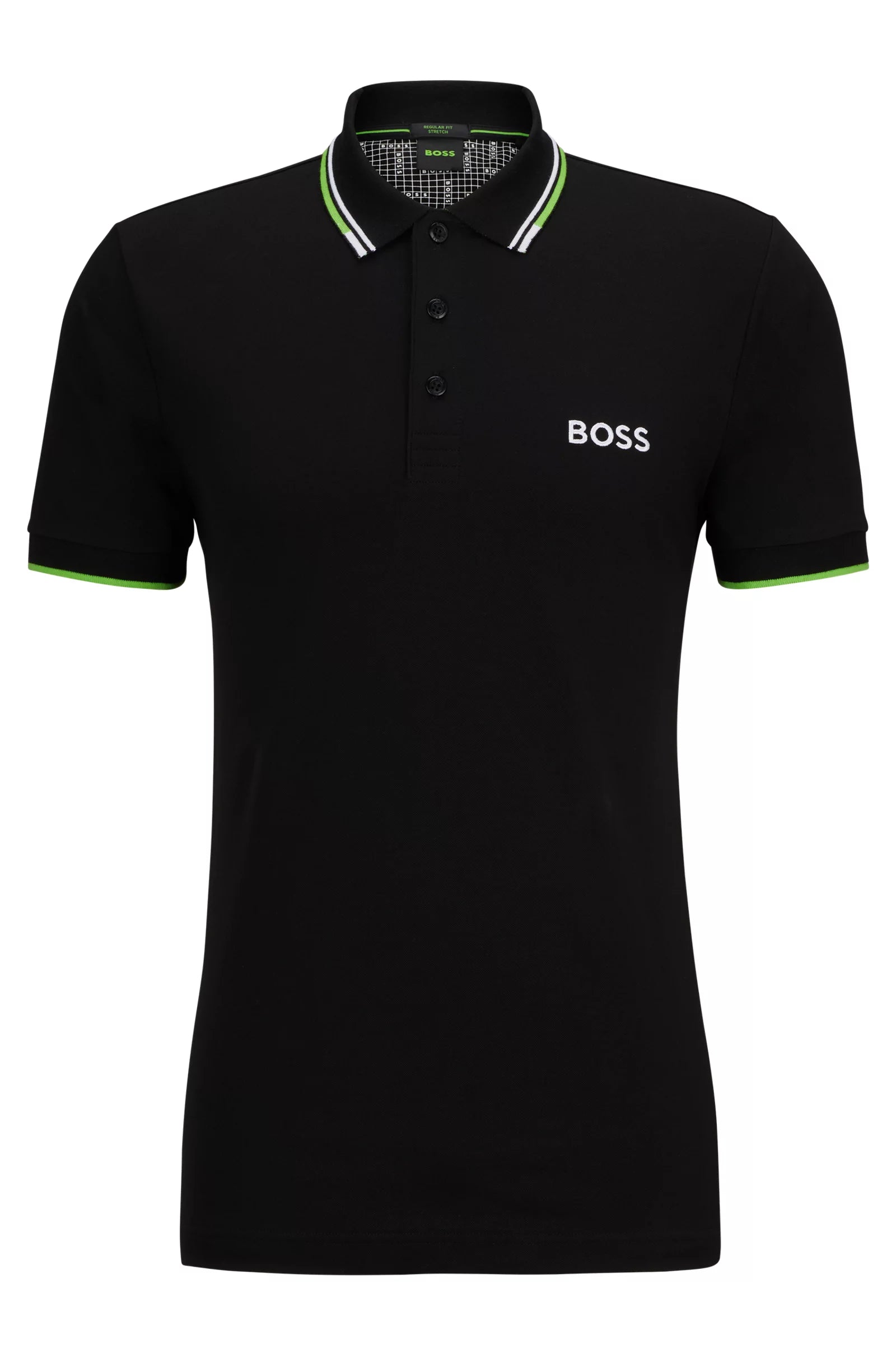 Polo Shirt with Contrast Logos