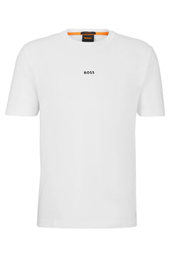 Relaxed Fit t-shirt in Stretch cotton with Logo Print