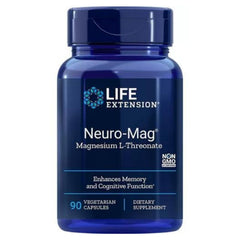 NEURO MAG TREONATO DE MAGNESIO 2000 MG 90 CAPSULAS VEGETALES LIFE EXTENSION