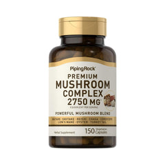 COMPLEJO DE HONGOS 2750 MG 150 CAPSULAS VEGETALES SIN GMO PIPINGROCK MUSHROOM COMPLEX