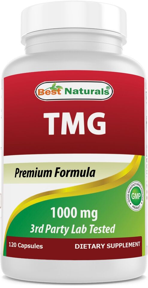 TMG (TRIMETILGLICINA) 1000 MG 120 CÁPSULAS BEST NATURALS