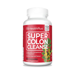 SUPER LIMPIEZA DE COLON 1,060 MG 120 CAPSULAS HEALTHPLUS COLON CLEANSE