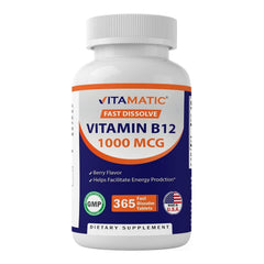 VITAMINA B12 1000 MCG 365 TABLETAS SUBLINGUALES VITAMATIC