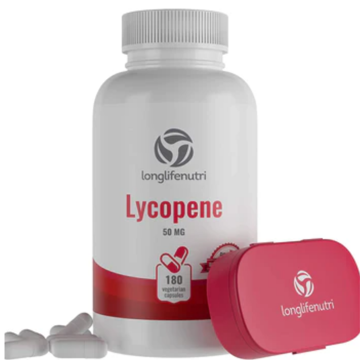 LICOPENO 50 MG 180 CAPSULAS VEGETALES LONGLIFENUTRI