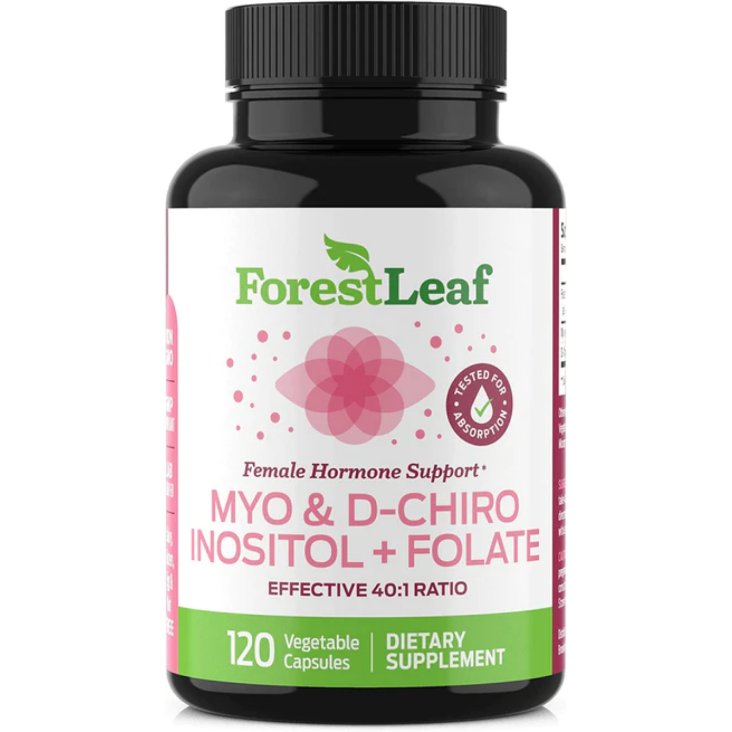 MYO DCHIRO INOSITOL 2050 MG 120 CAPSULAS VEGETALES FORESTLEAF