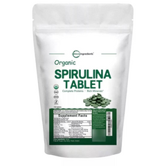 ESPIRULINA ALGAS ORGANICAS MICROINGREDIENTS 3000 MG 720 TABLETAS