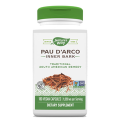 PALO DE ARCO 1,090 MG 180 CAPSULAS VEGETALES NATURE´S WAY PAU D ARCO