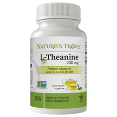 TEANINA 200 MG 365 CAPSULAS VEGETALES NATURE´S TROVE