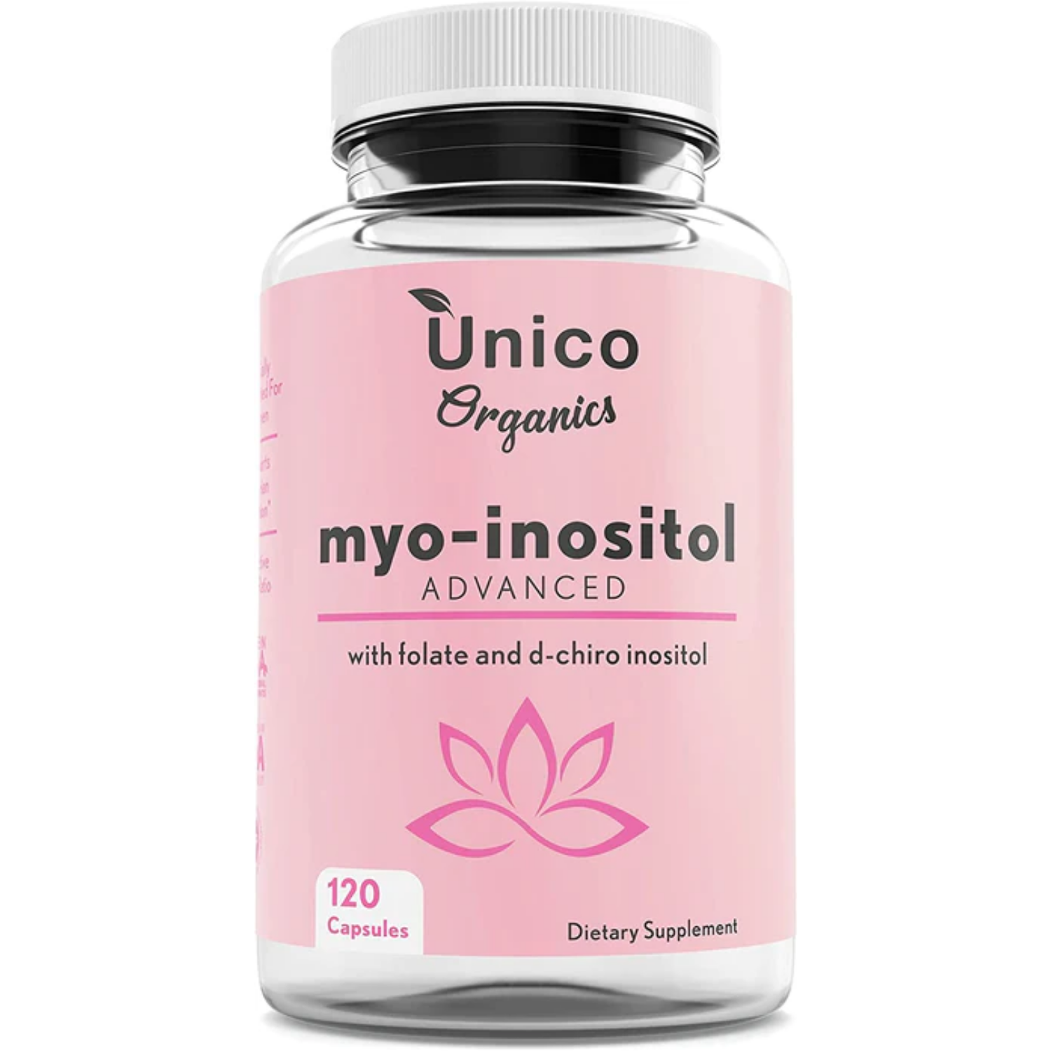 MYO INOSITOL 2000 MG 120 CAPSULAS UNICO ORGANICS – Bexo Perú