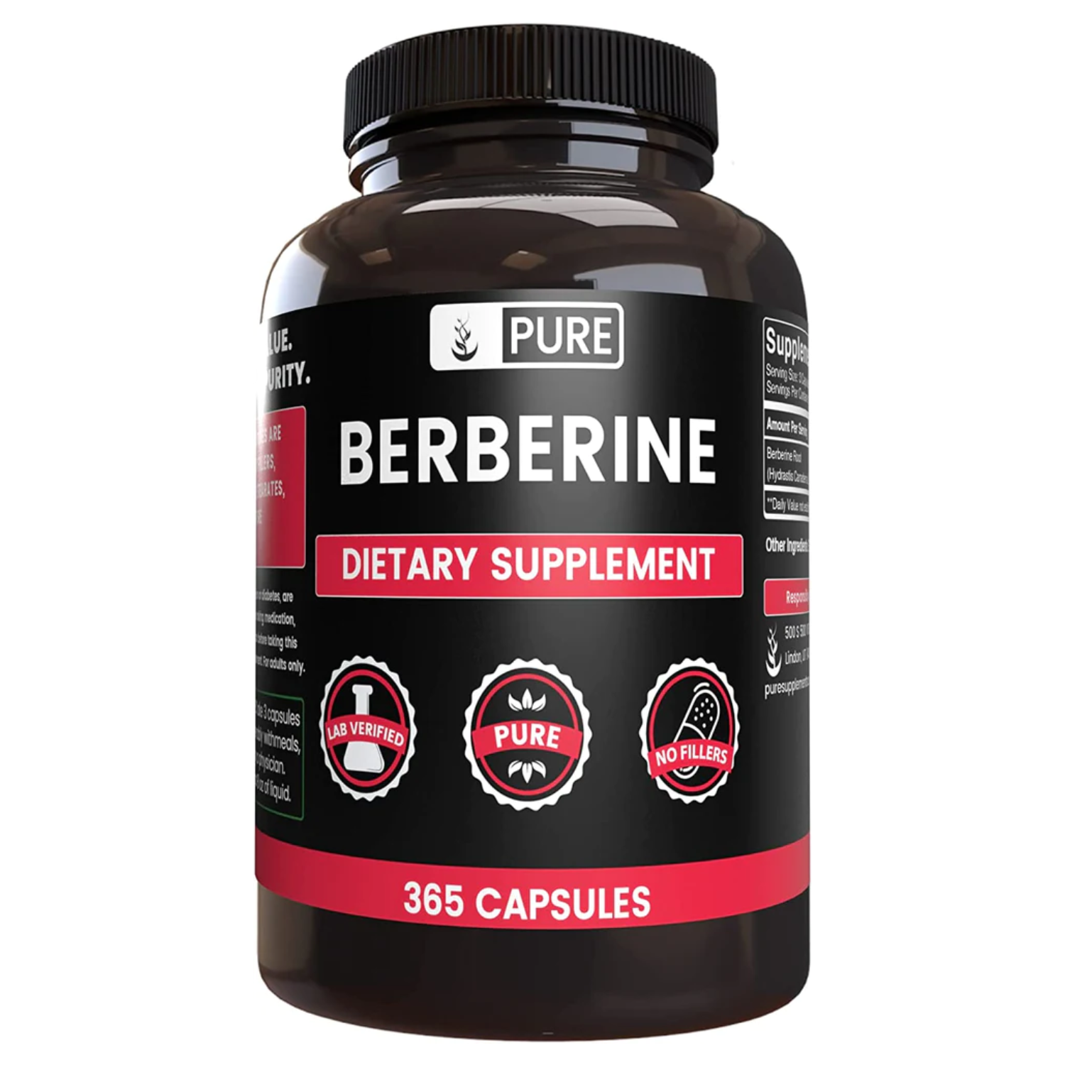 BERBERINA  1440 MG 365 CAPSULAS VEGANO PURE ORGANIC