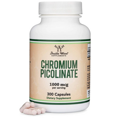 CROMO DE PICOLINATO DOUBLE WOOD 1000 MCG 300 CAPSULAS