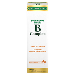 VITAMINA B COMPLEX   1,200 MCG 60 ML NATURE´S BOUNTY