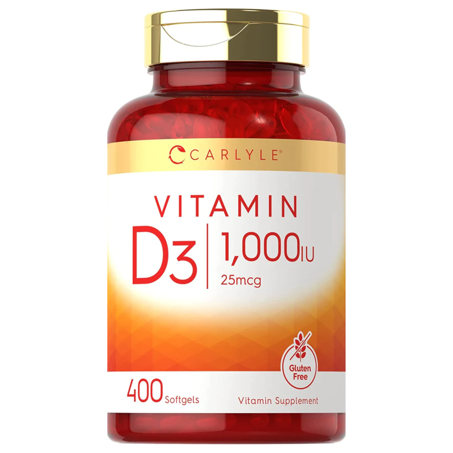 VITAMINA D3 CARLYLE 1,000 IU 400 CAPSULAS BLANDAS