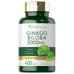 GINKGO BILOBA CARLYLE 3,000 MG 400 TABLETAS