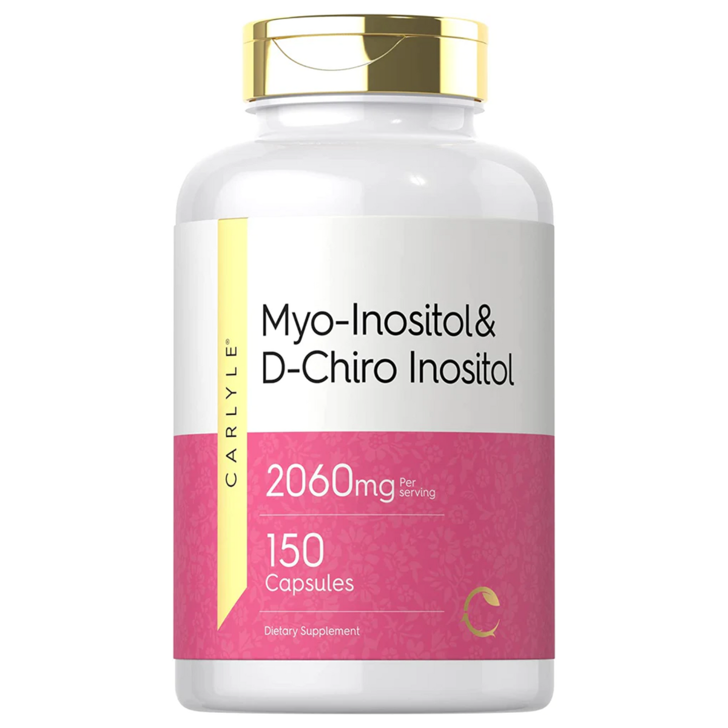 MYO DCHIRO INOSITOL 2060 MG 150 CAPSULAS SIN GMO CARLYLE