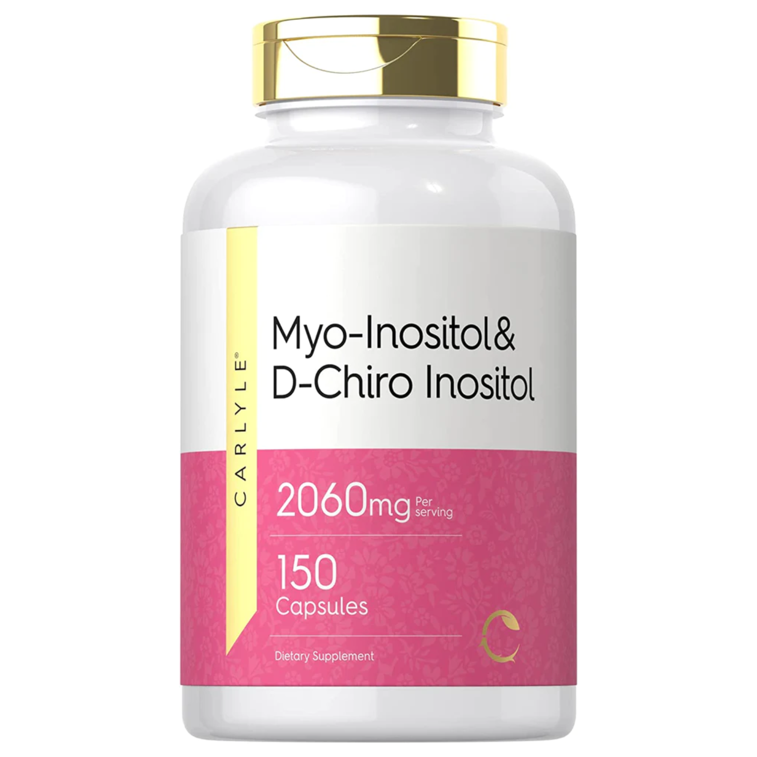 MYO DCHIRO INOSITOL CARLYLE 2060 MG 150 CAPSULAS SIN GMO