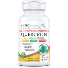 QUERCETINA 1000 MG CON BROMELINA 500 MG Y VITAMINA C 120 CAPSULAS KAPPA NUTRITION