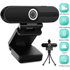 CAMARA WEB 4K ULTRA HD TOLULU H8 WEBCAM CON MICROFONO