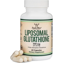 LIPOSOMAL GLUTATHIONE GLUTATIÓN LIPOSÓMICA  500 MG 60 CAPSULAS DOUBLE WOOD SUPPLEMENTS