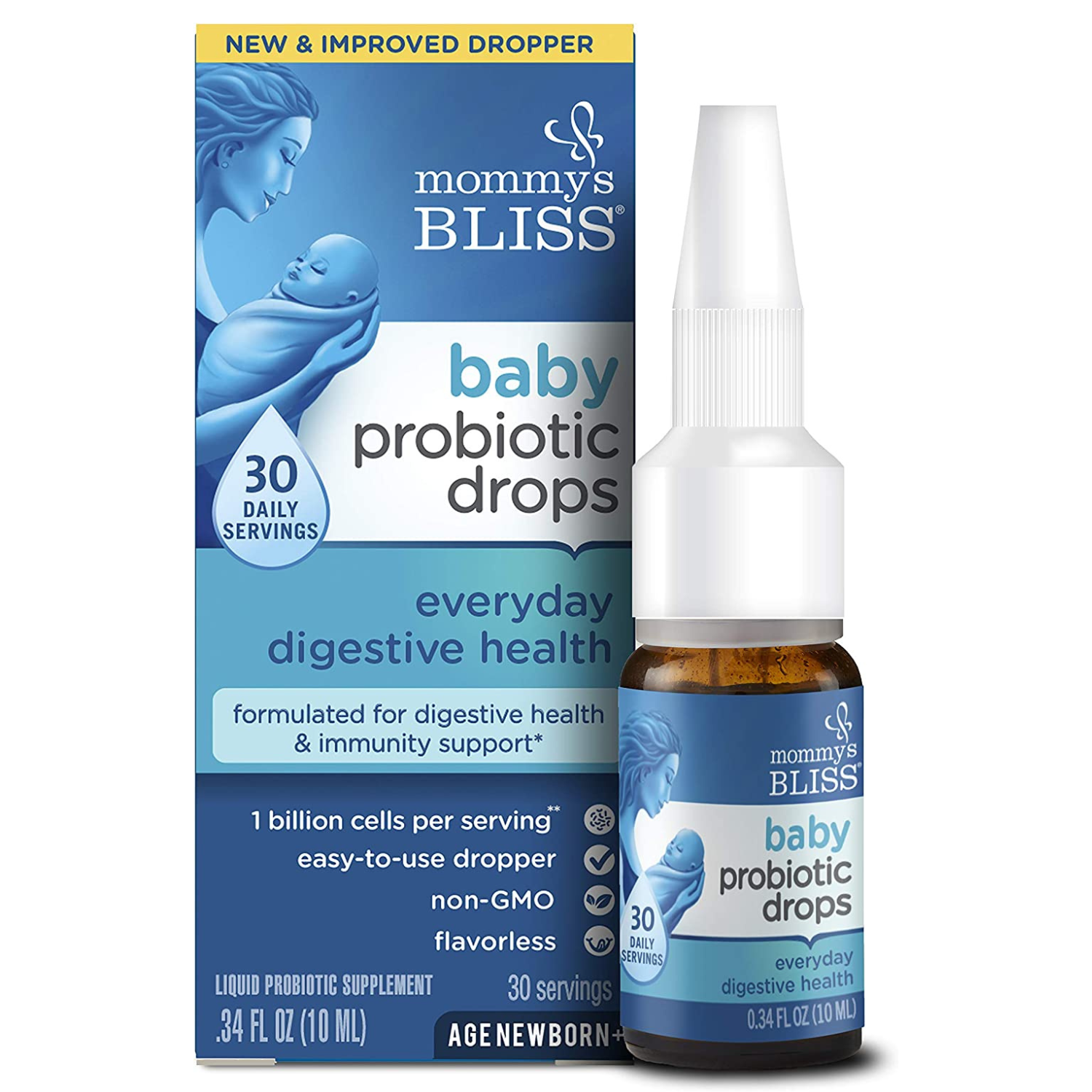 PROBIOTICOS LIQUIDO PARA BEBES X 1 BILLON CFU 10 ML MARY RUTH'S