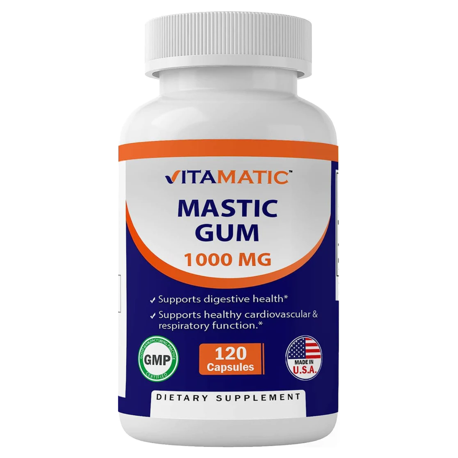 GOMA DE MASILLA 1000 MG 120 CAPSULAS SIN GMO VITAMATIC MASTIC GUM