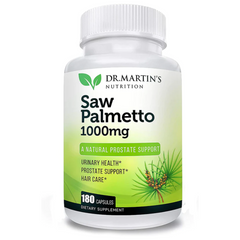 SAW PALMETTO  1000 MG 180 CAPSULAS DR. MARTIN'S NUTRITION