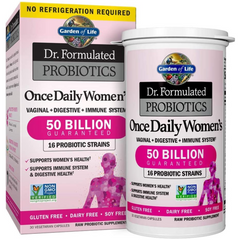 PROBIOTICOS PARA MUJER  16 CEPAS 50 BILLONES CFU 30 CAPSULAS SIN GMO GARDEN OF LIFE