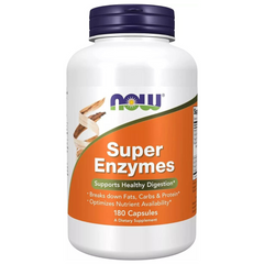 SUPER ENZIMAS DIGESTIVAS NOW 531 MG 180 CAPSULAS