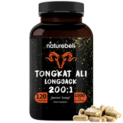 TONGKAT ALI LONGJACK  NATUREBELL 1000 MG 120 CAPSULAS SIN GMO