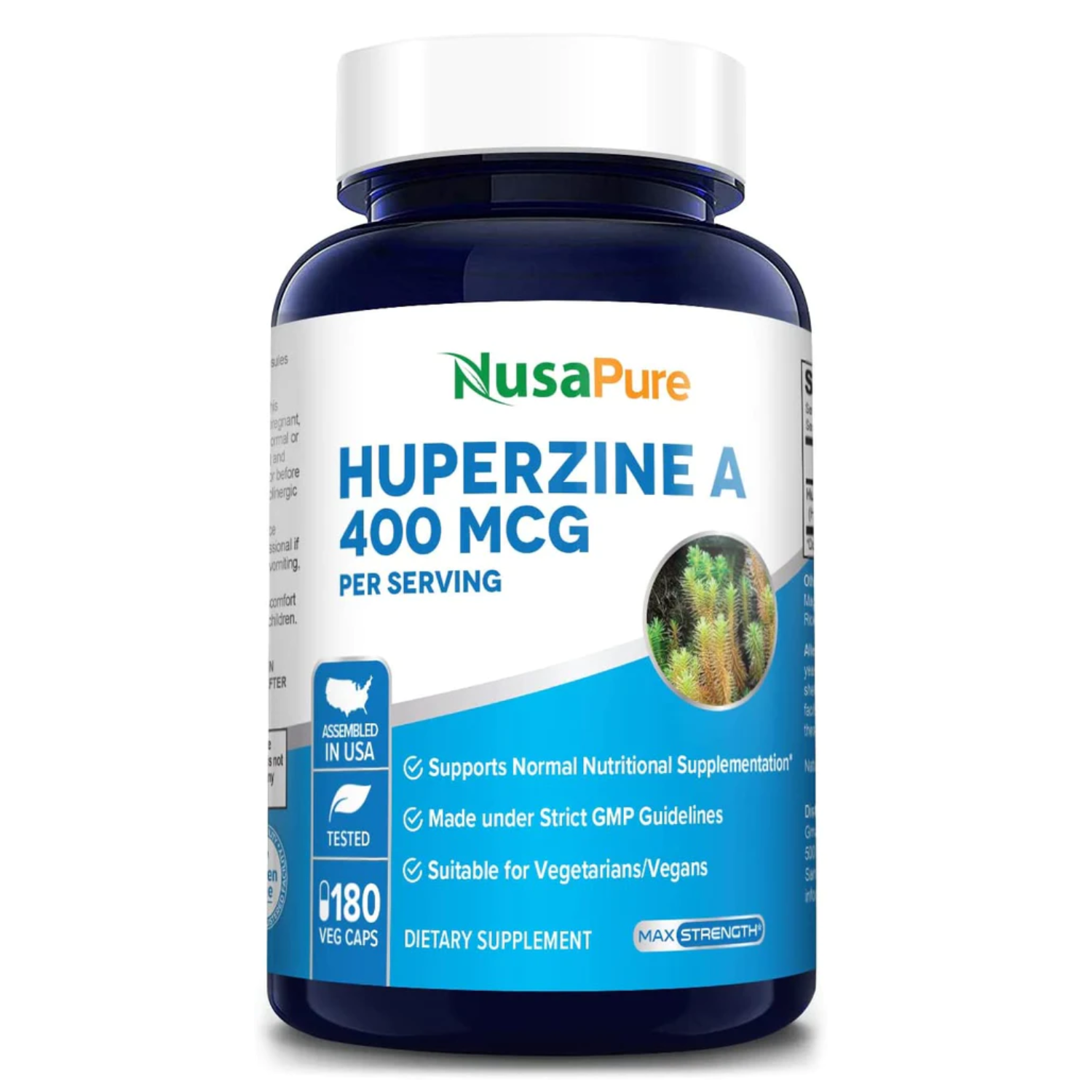 HUPERZINA A NUSAPURE 400 MCG 180 CAPSULAS VEGETALES HUPERZINE