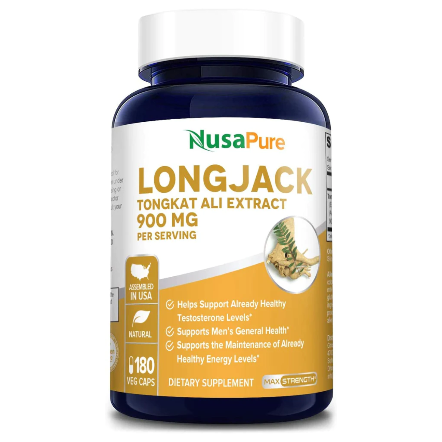 LONGJACK TONGKAT ALI NUSAPURE 900 MG 180 CAPSULAS VEGETALES