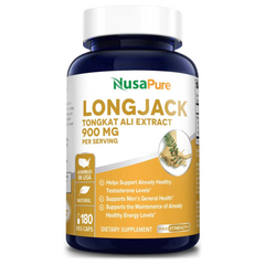 LONGJACK TONGKAT ALI NUSAPURE 900 MG 180 CAPSULAS VEGETALES